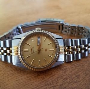 Two Tone Gold and silver vintage Seiko